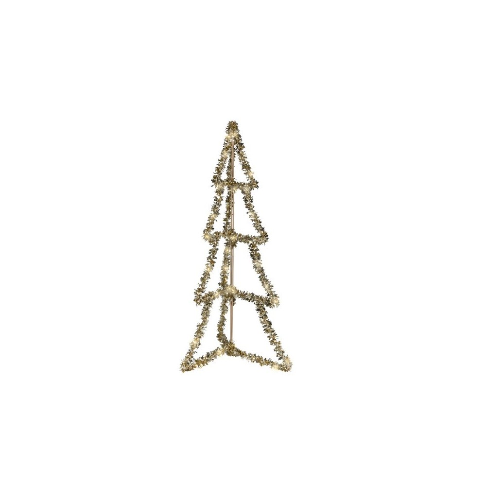 ALBERO 80 LED ORO H.80